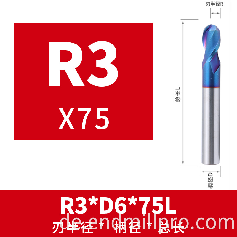 carbide ball nose end mill